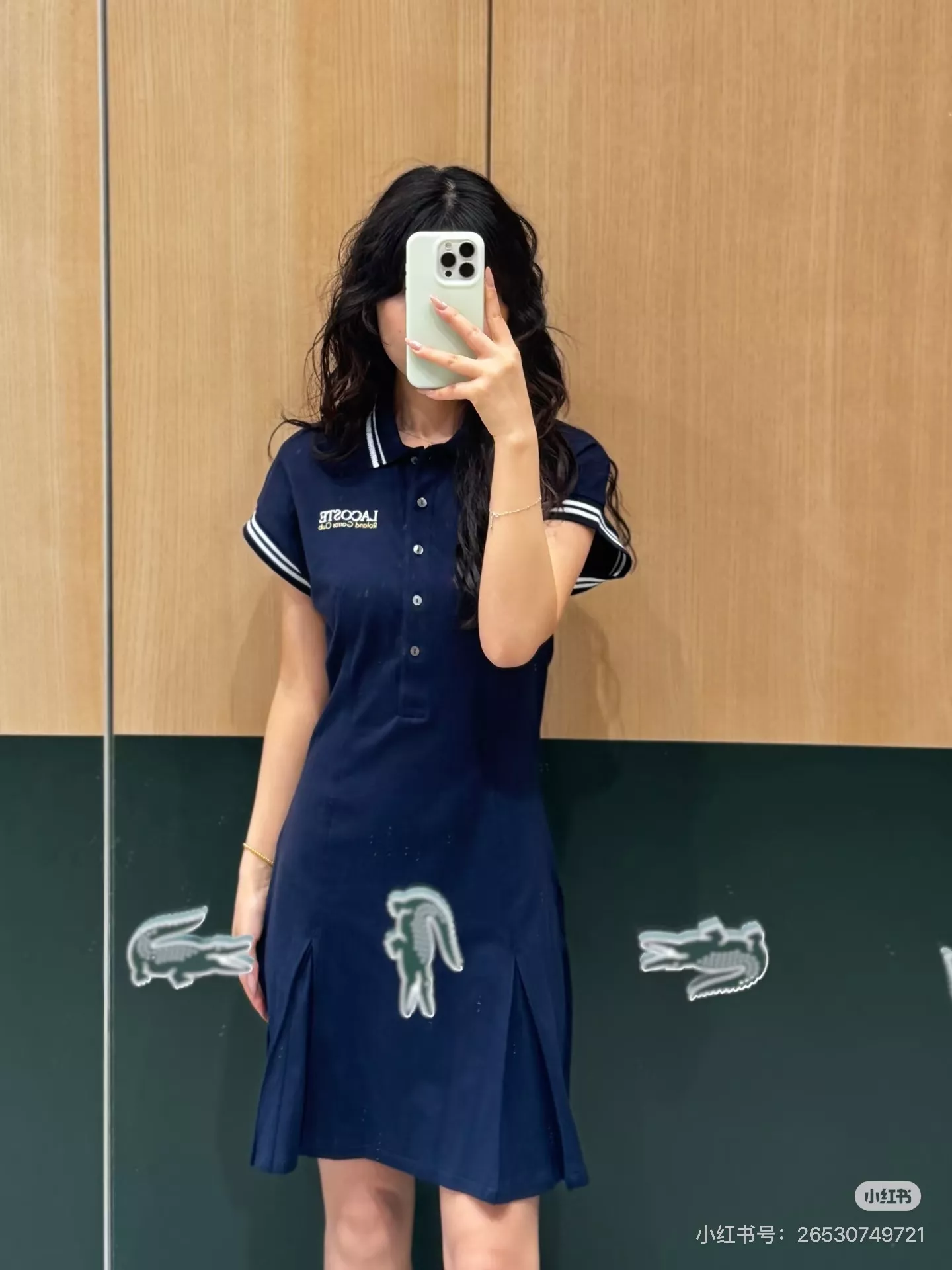 라코스테 폴로 칼라 테니스 원피스 상세 이미지 31