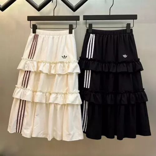 아디다스 삼선 포인트 캉캉 롱스커트