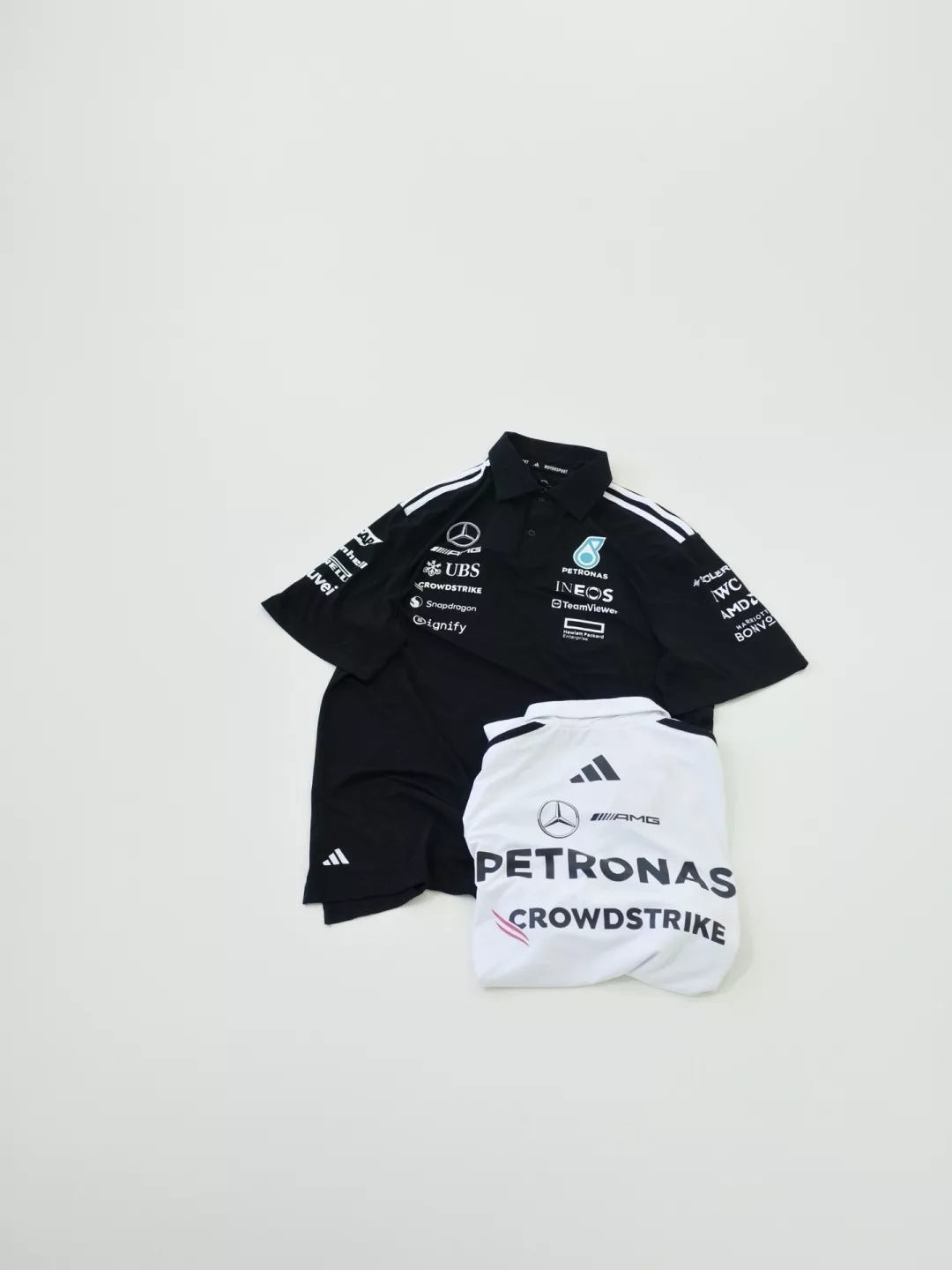 아디다스 메르세데스 AMG 페트로나스 F1 팀 폴로 셔츠 상세 이미지 1