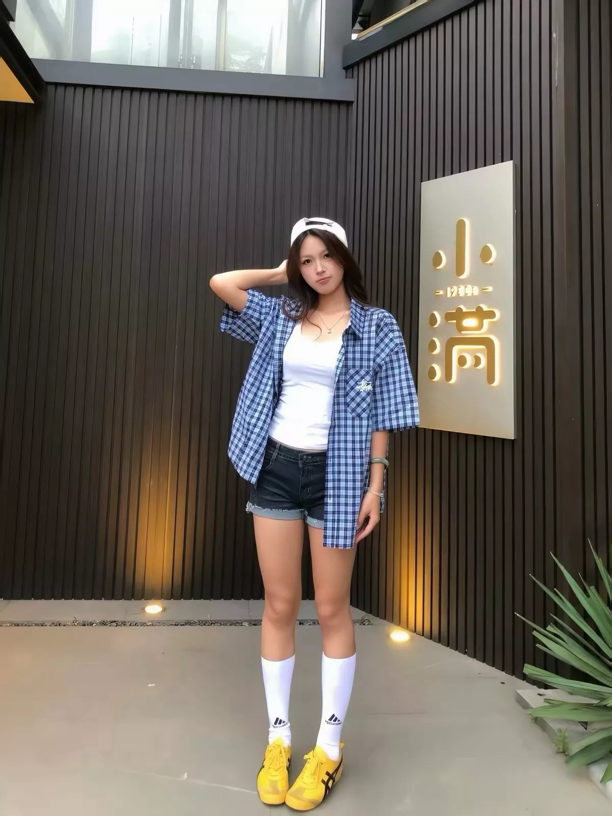 스투시 캐주얼 루즈핏 체크 반소매 셔츠 상세 이미지 23