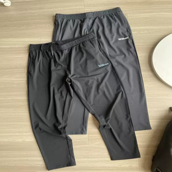 윌슨 남성용 속건 밴딩 운동 팬츠