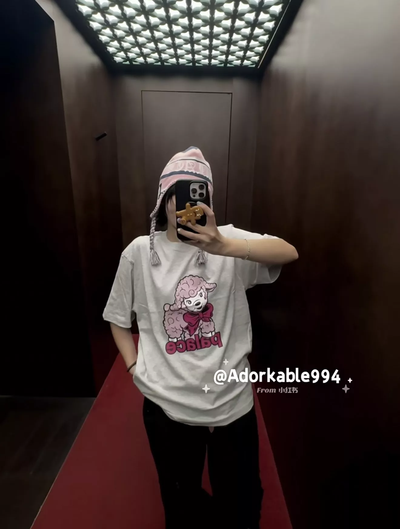 팔라스 양모 그래픽 반소매 티셔츠 상세 이미지 12