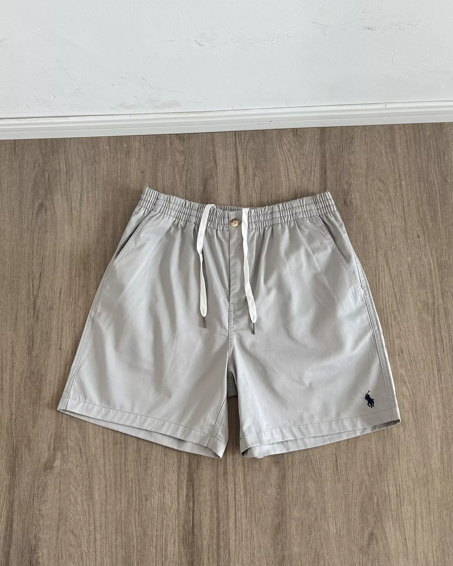 랄프로렌 자수 로고 밴딩 코튼 하프 팬츠 상세 이미지 5