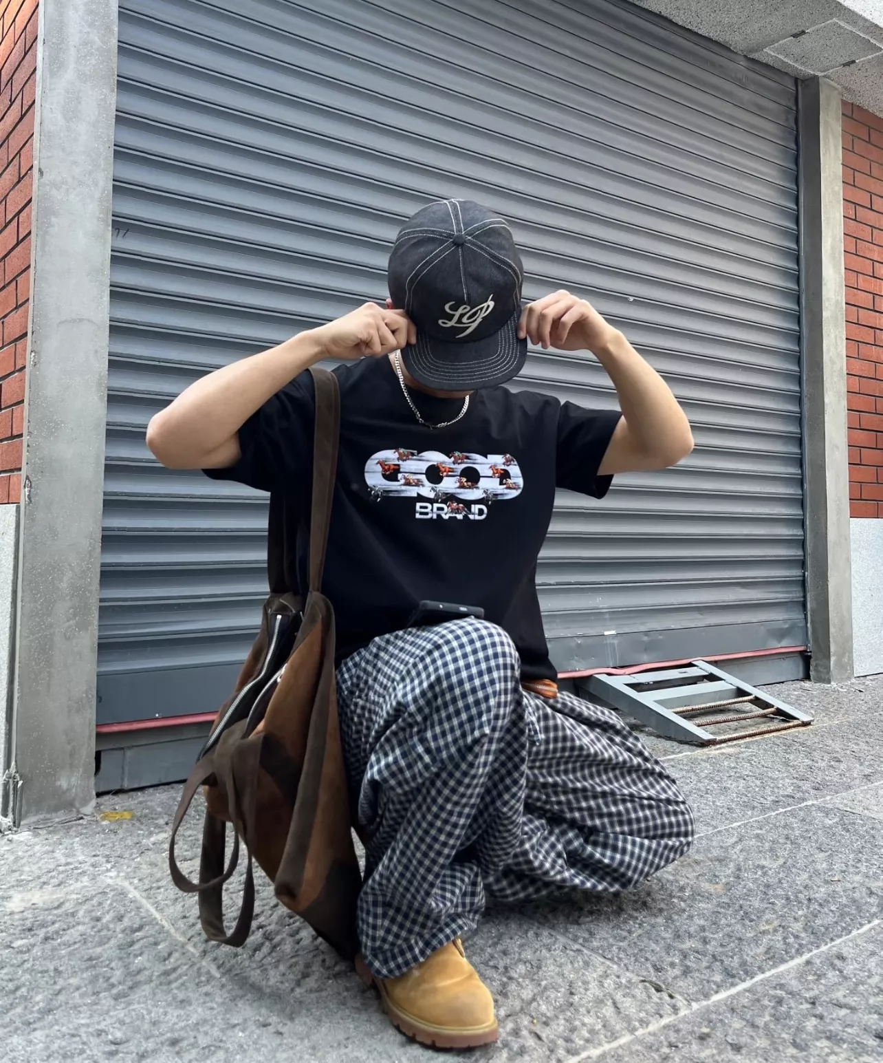 굿브랜드 레이싱 프린트 라운드넥 반소매 티셔츠 상세 이미지 21