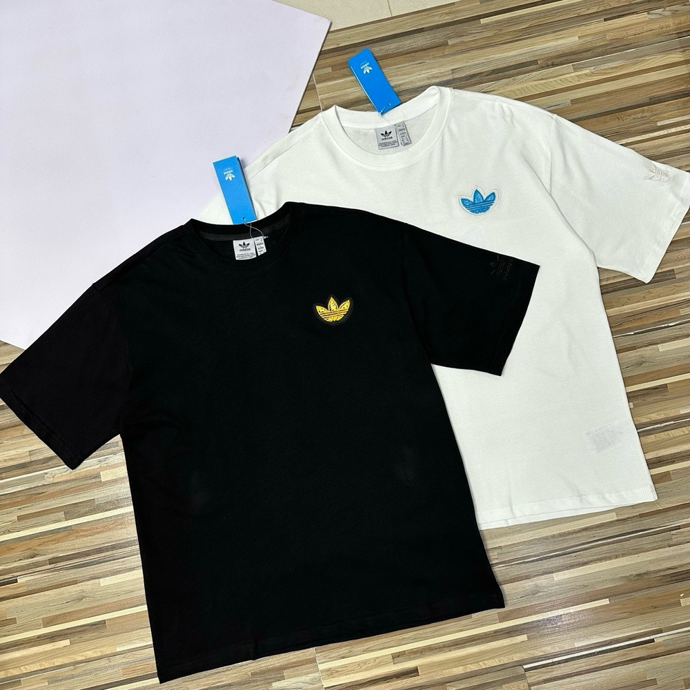 아디다스 삼선 로고 포인트 루즈핏 반소매 티셔츠