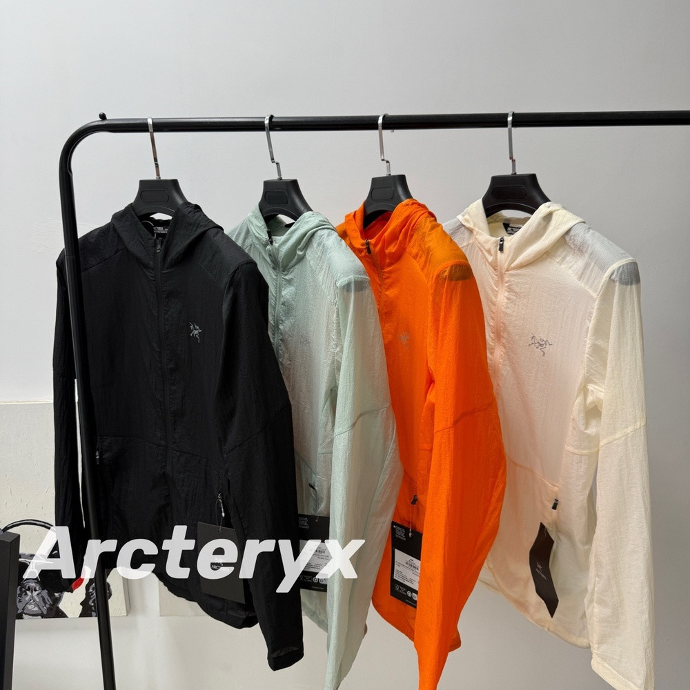 아크테릭스 경량 후드 바람막이 재킷