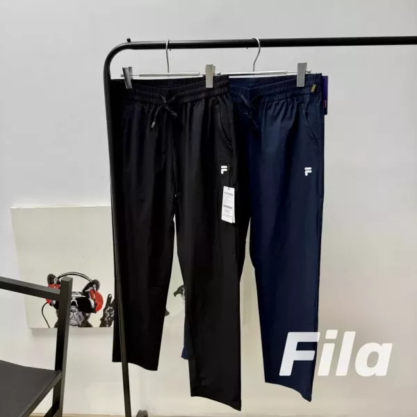 휠라 냉감 속건 스트레이트 팬츠