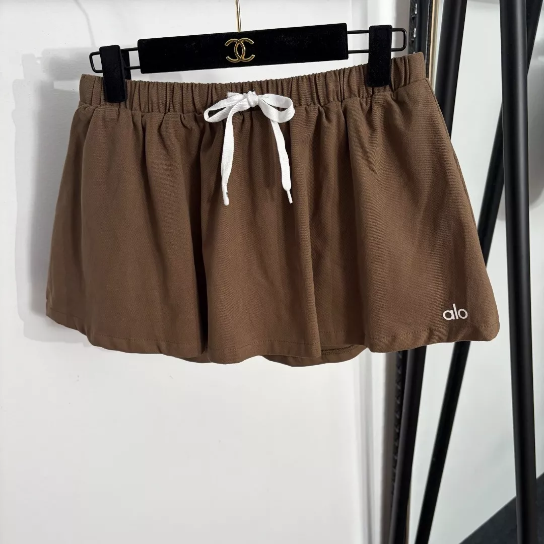 알로 로고 카라 집업 재킷 스커트 세트 상세 이미지 6
