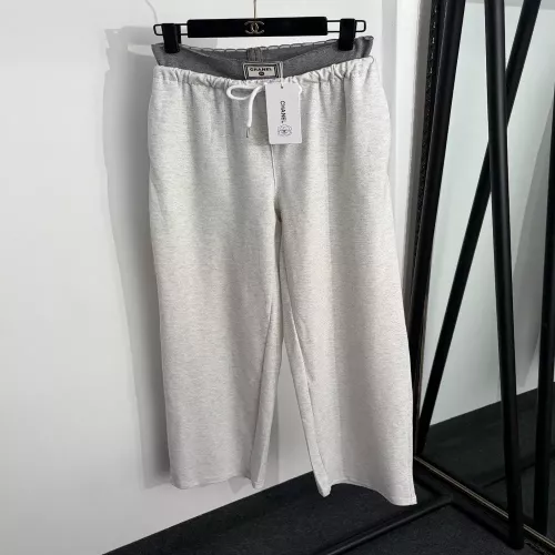 샤넬 배색 하이웨이스트 레이어드 팬츠