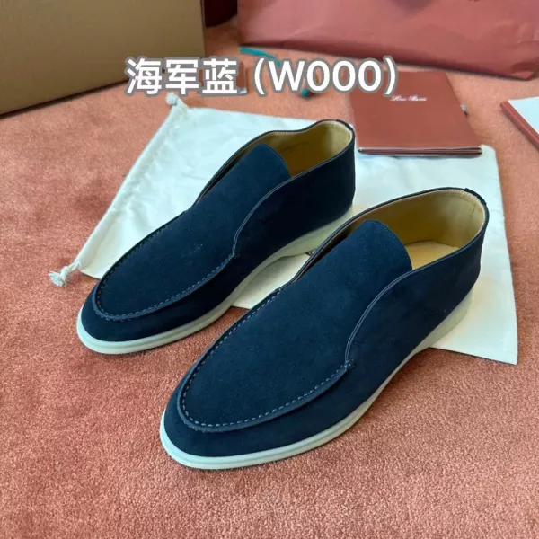 로로피아나 오픈 워크 모카신 스타일 슈즈