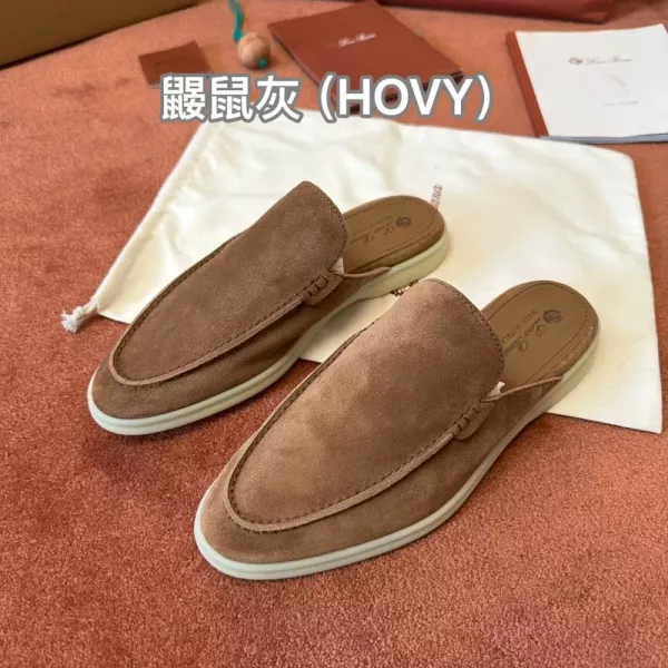로로피아나 남성 반슬리퍼 스타일 로퍼 뮬