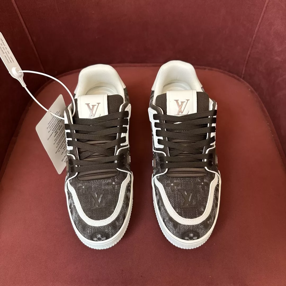 루이비통 트레이너 스타일 로우탑 운동화 상세 이미지 1