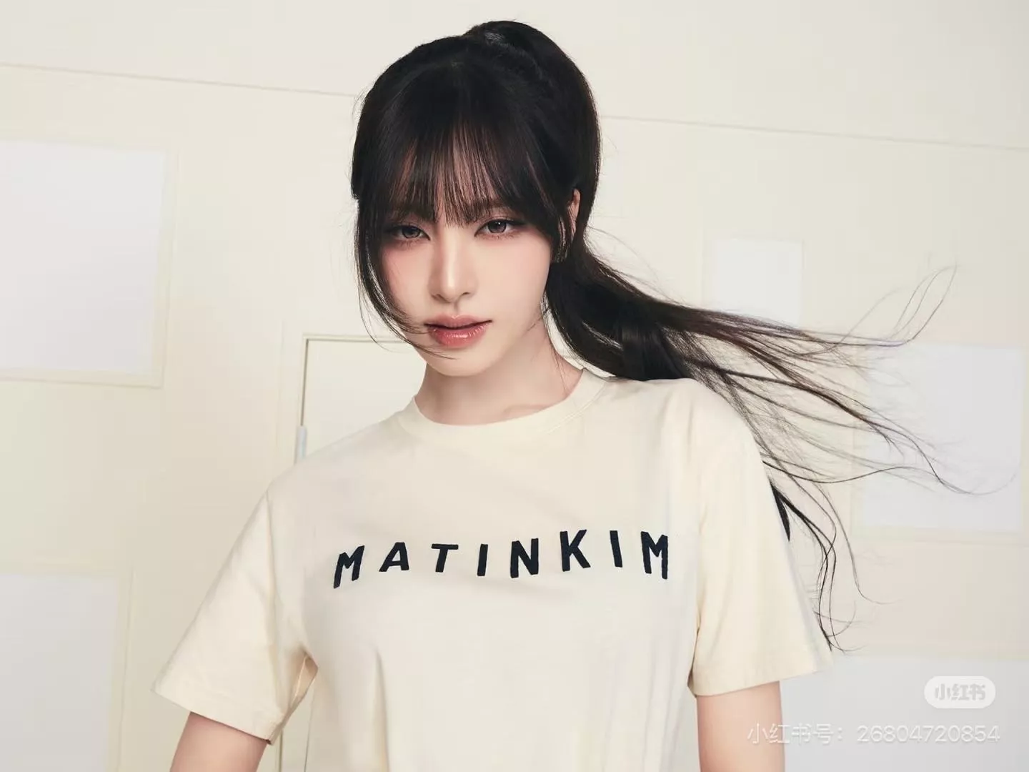 마뗑킴 로고 패치 자수 반소매 티셔츠 상세 이미지 7