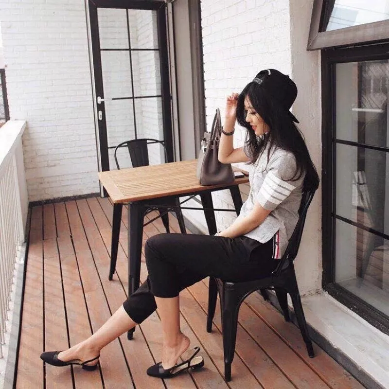 톰브라운 사선 완장 포인트 반소매 티셔츠 상세 이미지 19