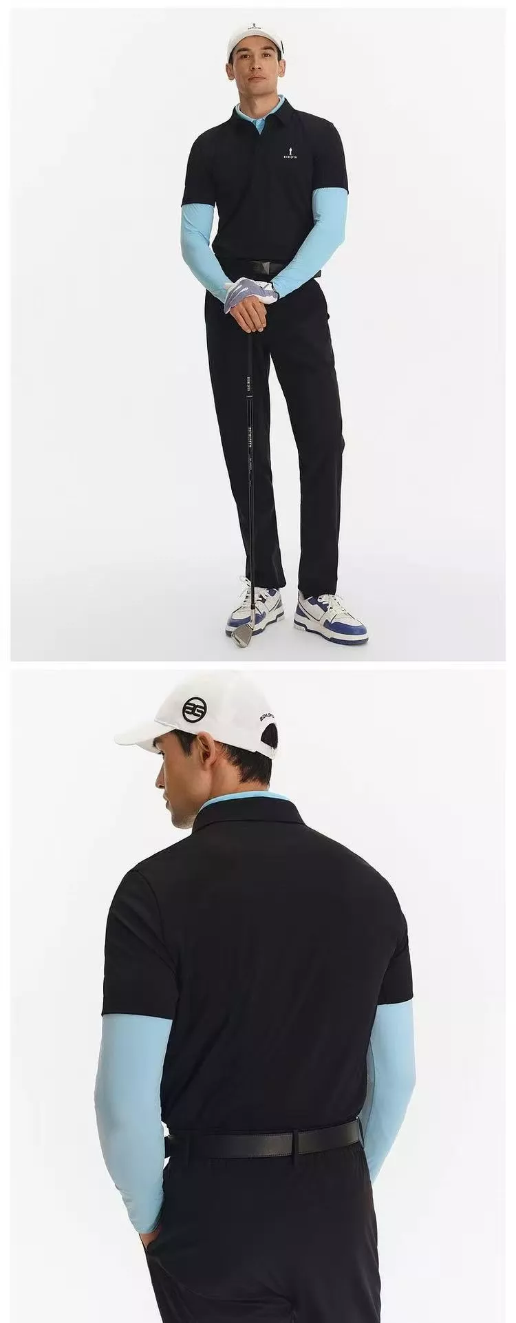 비음러펀 남녀공용 반소매 폴로 스타일 상의 상세 이미지 20