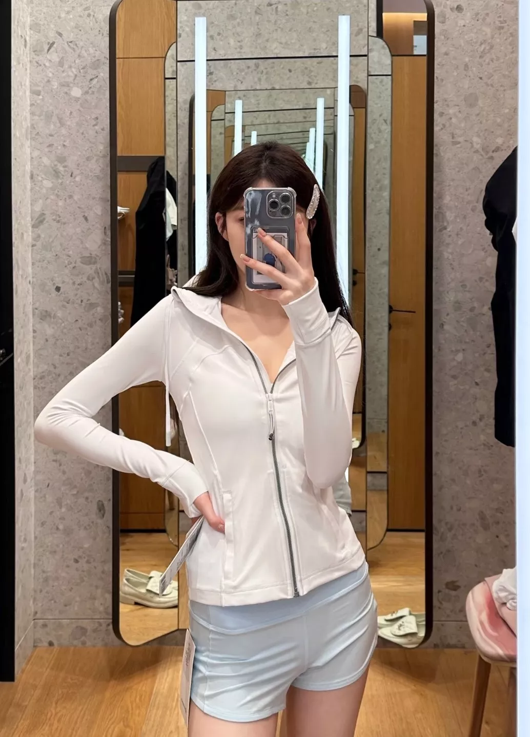 룰루레몬 여성 스포츠 후드 재킷 상세 이미지 24