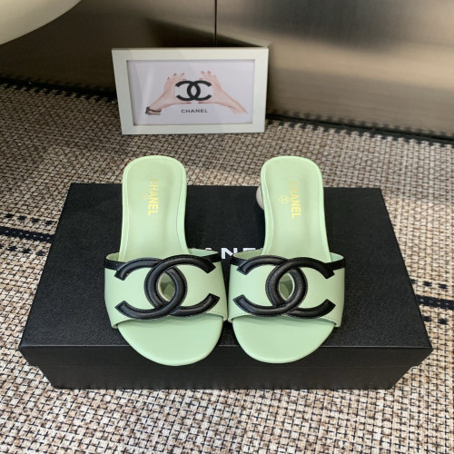 샤넬 더블 C 볼굽 슬리퍼