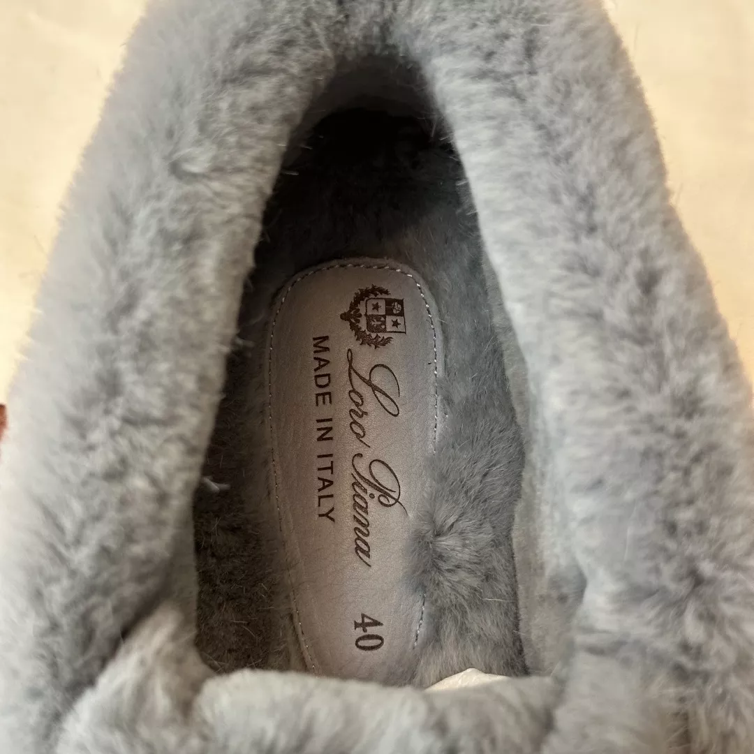 로로피아나 퍼 안감 화이트솔 모카신 슈즈 상세 이미지 7