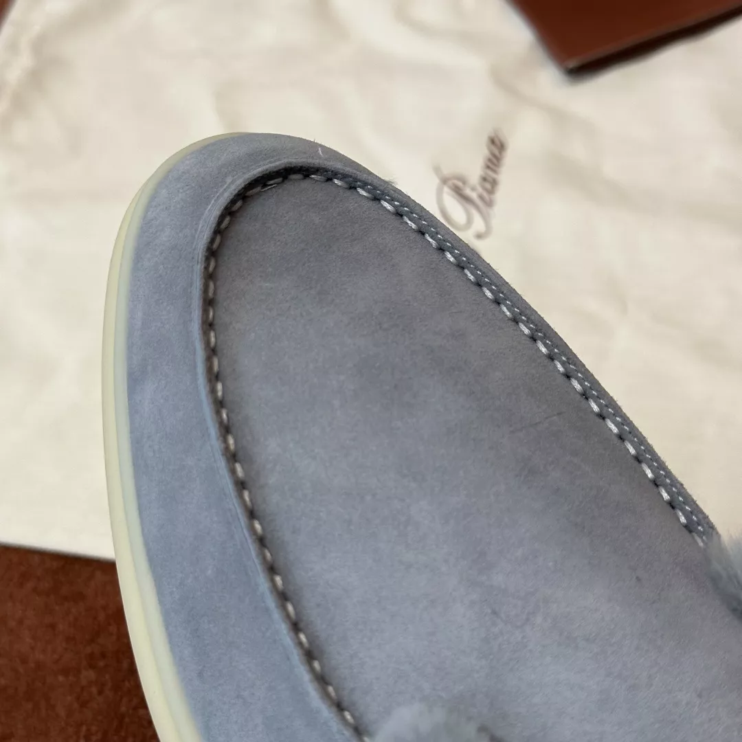 로로피아나 퍼 안감 화이트솔 모카신 슈즈 상세 이미지 3
