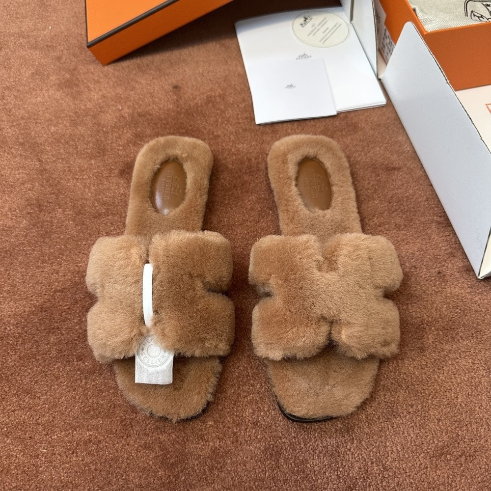 에르메스 클래식 오픈토 슬리퍼