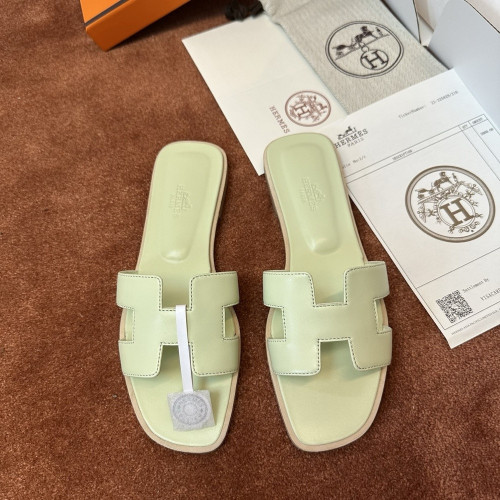 에르메스 오란 스타일 오픈토 슬리퍼