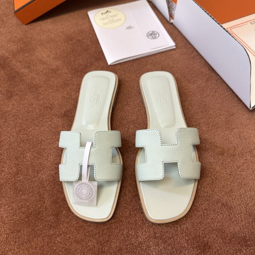 에르메스 오란 스타일 오픈토 슬리퍼