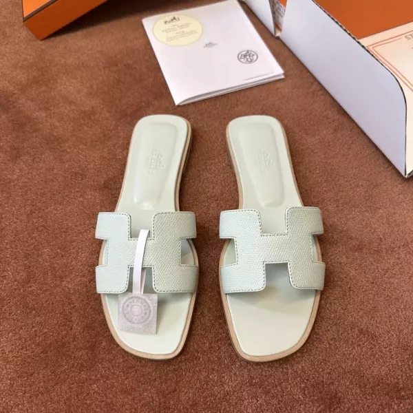 에르메스 오란 스타일 오픈토 슬리퍼