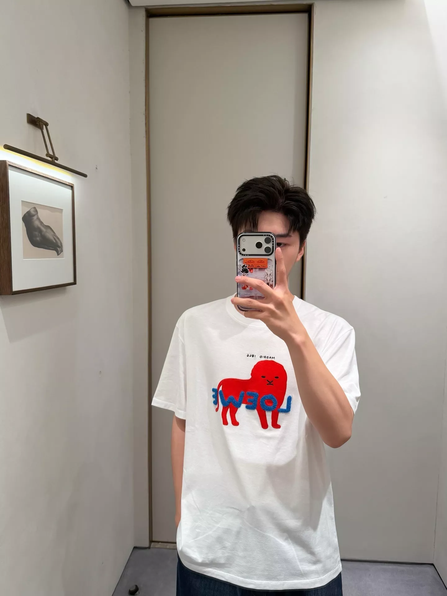 로에베 코튼 루즈핏 반소매 티셔츠 상세 이미지 16
