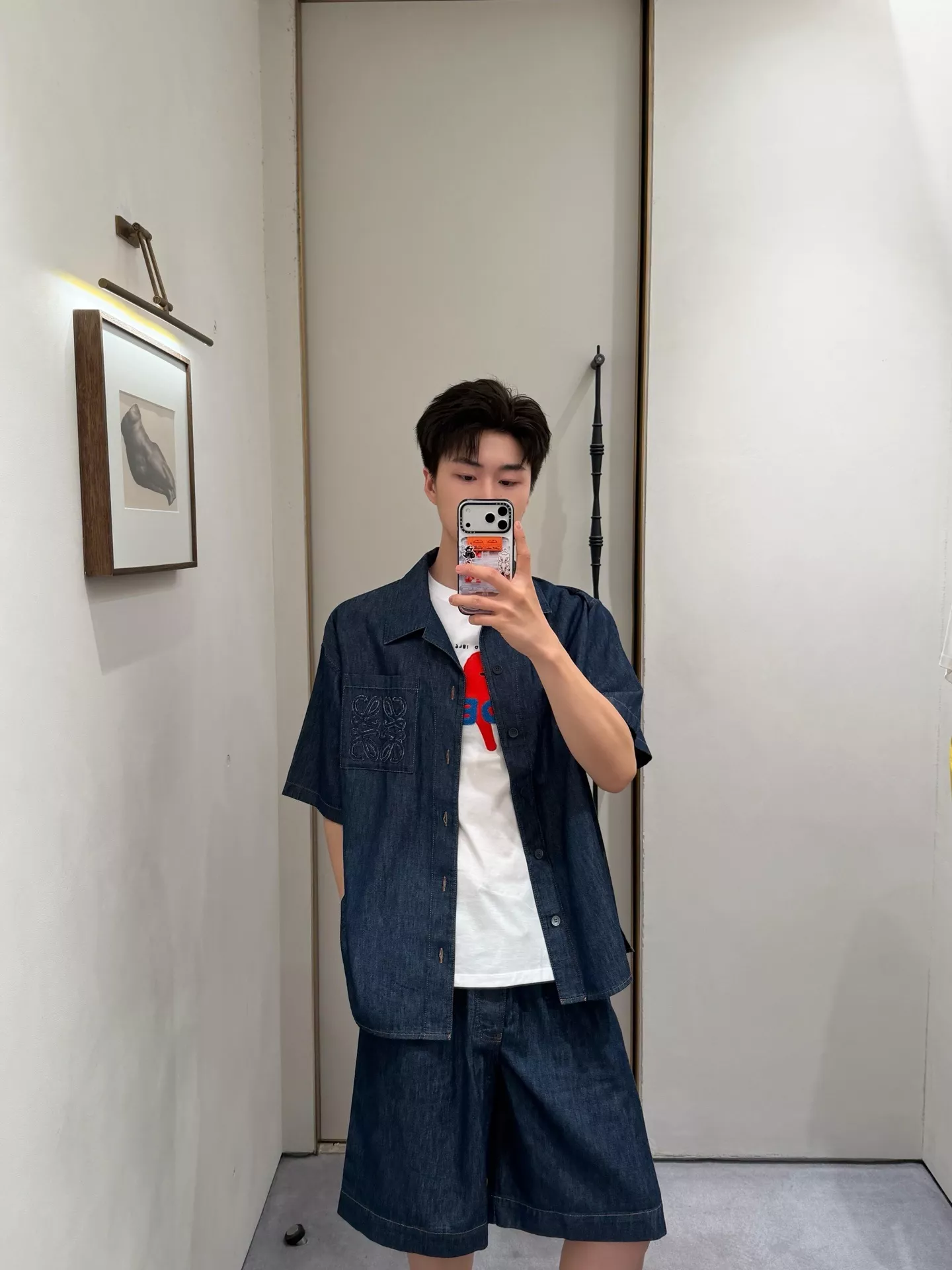 로에베 코튼 루즈핏 반소매 티셔츠 상세 이미지 15