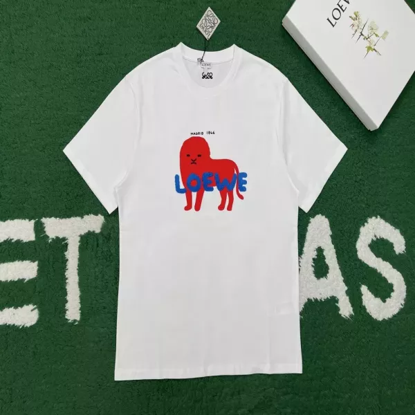 로에베 코튼 루즈핏 반소매 티셔츠