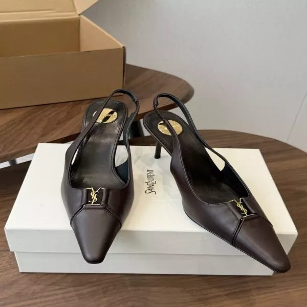 입생로랑 YSL 장식 포인트 힐 샌들