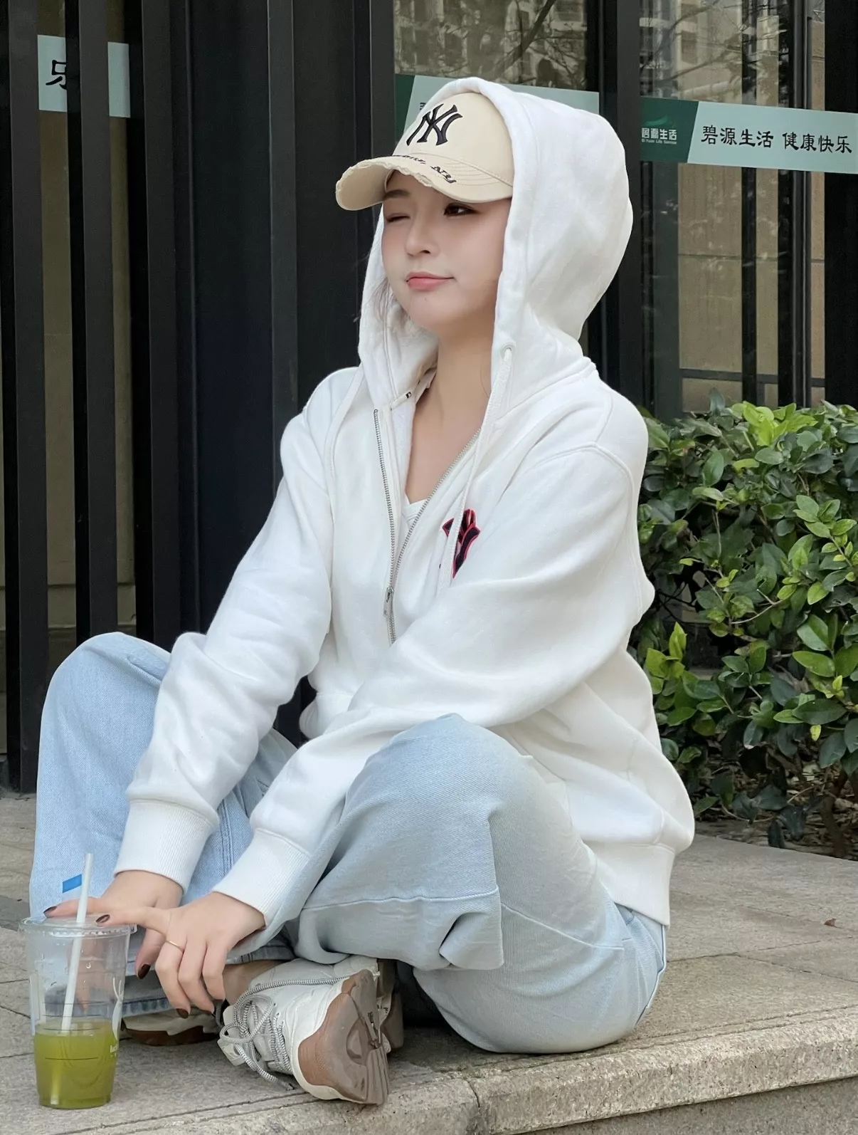 엠엘비 워싱 코튼 디스트레스 자수 볼캡 상세 이미지 29