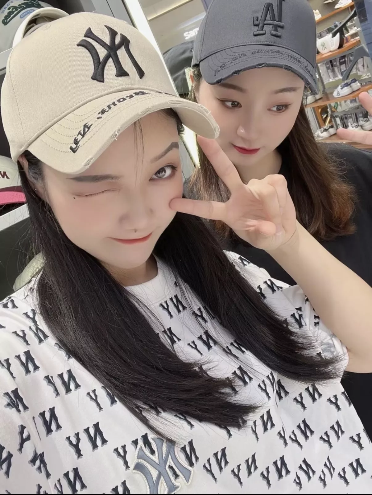 엠엘비 워싱 코튼 디스트레스 자수 볼캡 상세 이미지 45