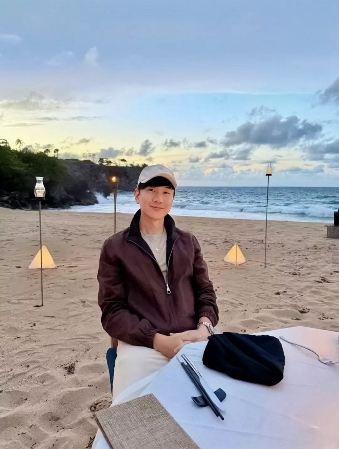 로로피아나 남녀공용 양면 리넨 봄버 재킷 상세 이미지 11