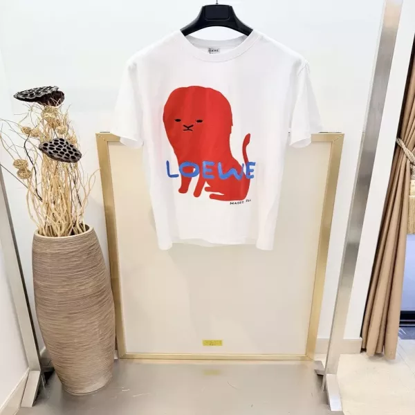 로에베 코튼 반소매 티셔츠