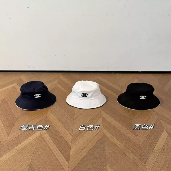 샤넬 더블C 자수 버킷햇
