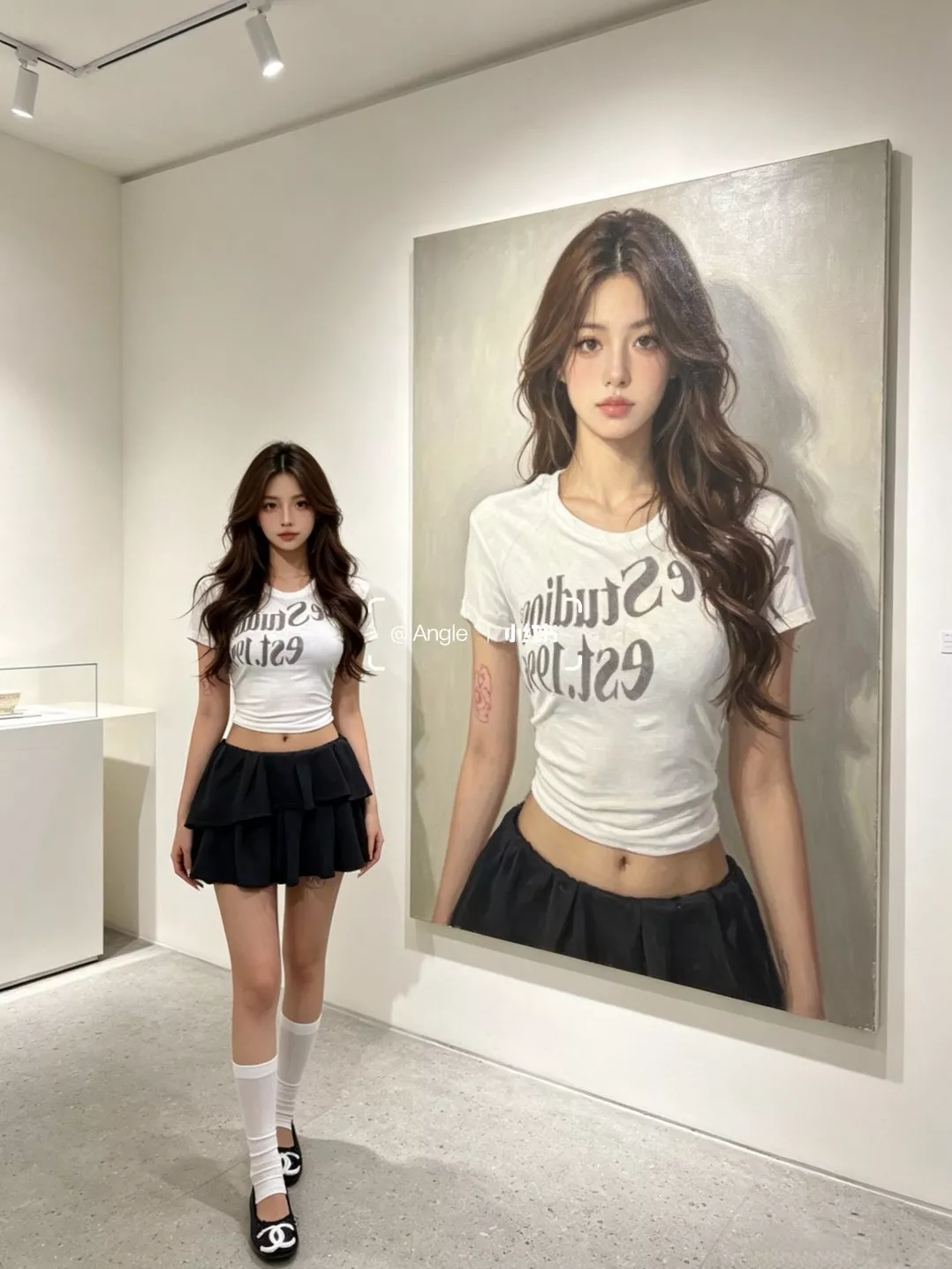 아크네스튜디오 레터링 프린트 반소매 티셔츠 상세 이미지 12