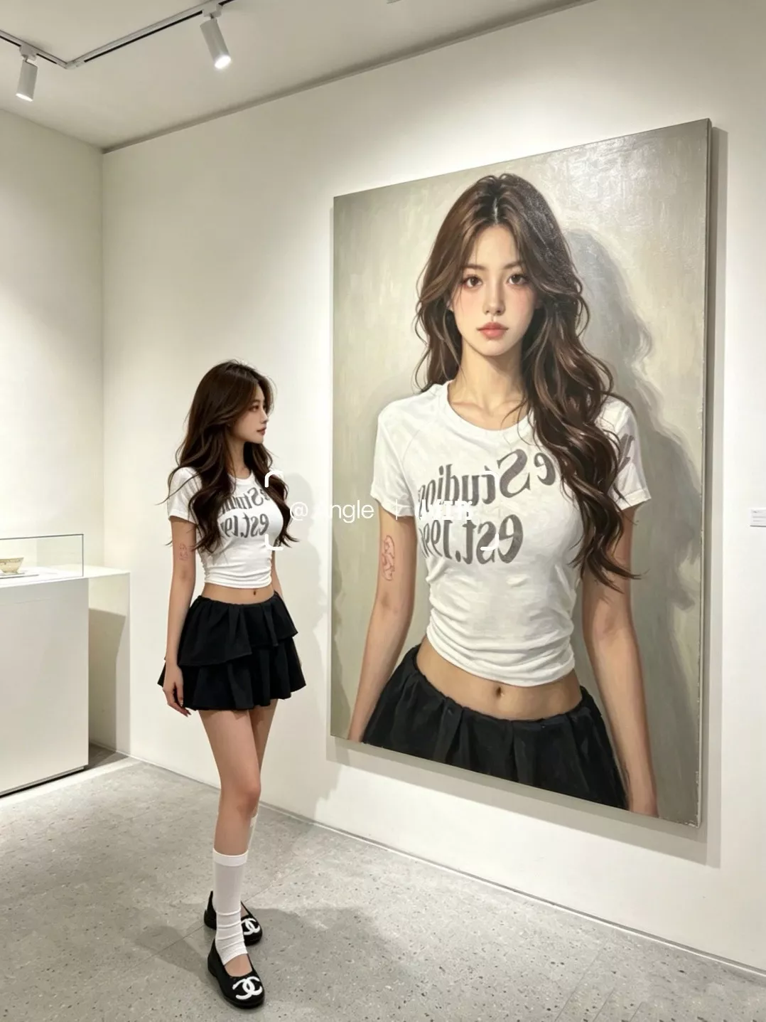 아크네스튜디오 레터링 프린트 반소매 티셔츠 상세 이미지 11