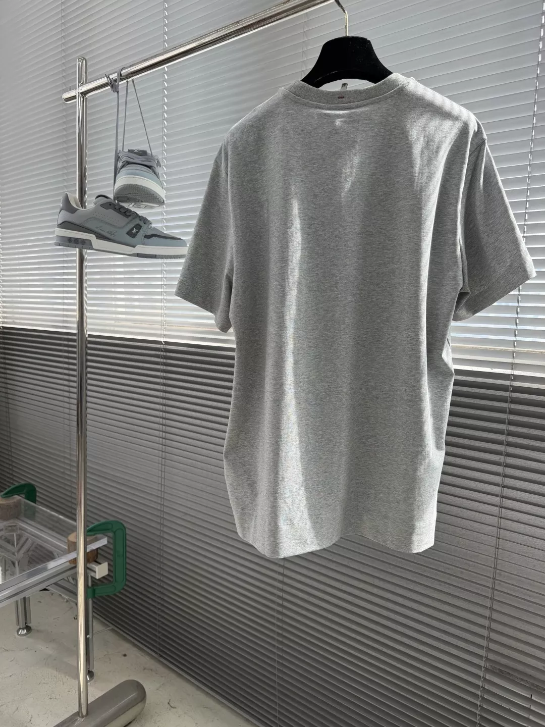 몽클레어 로고 패치 코튼 혼방 반소매 티셔츠 상세 이미지 8