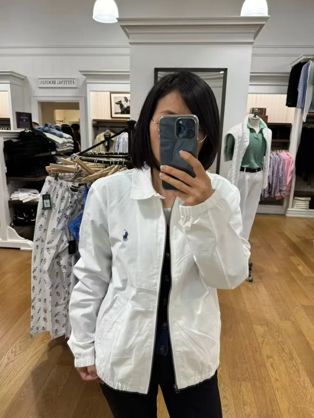 랄프로렌 포니 자수 코튼 포플린 집업 재킷 상세 이미지 16