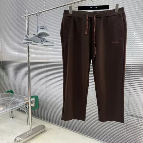 로로피아나 남성 스트레이트 핏 드로스트링 캐주얼 팬츠