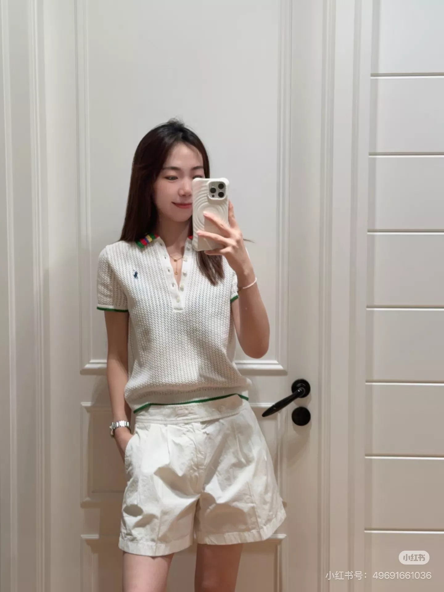랄프로렌 여성 코튼 캐주얼 반바지 상세 이미지 56
