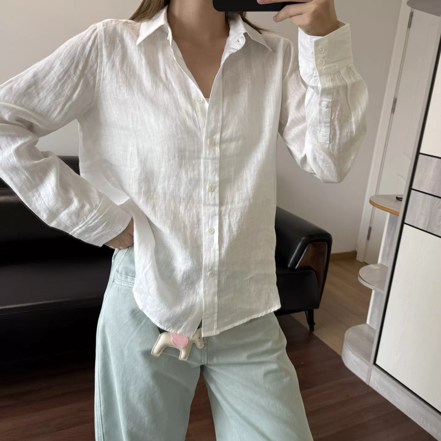 아이시클 린넨 폴로 칼라 셔츠 상세 이미지 35