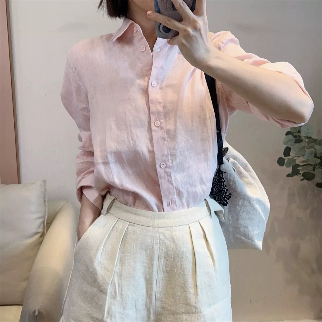 아이시클 린넨 폴로 칼라 셔츠 상세 이미지 62
