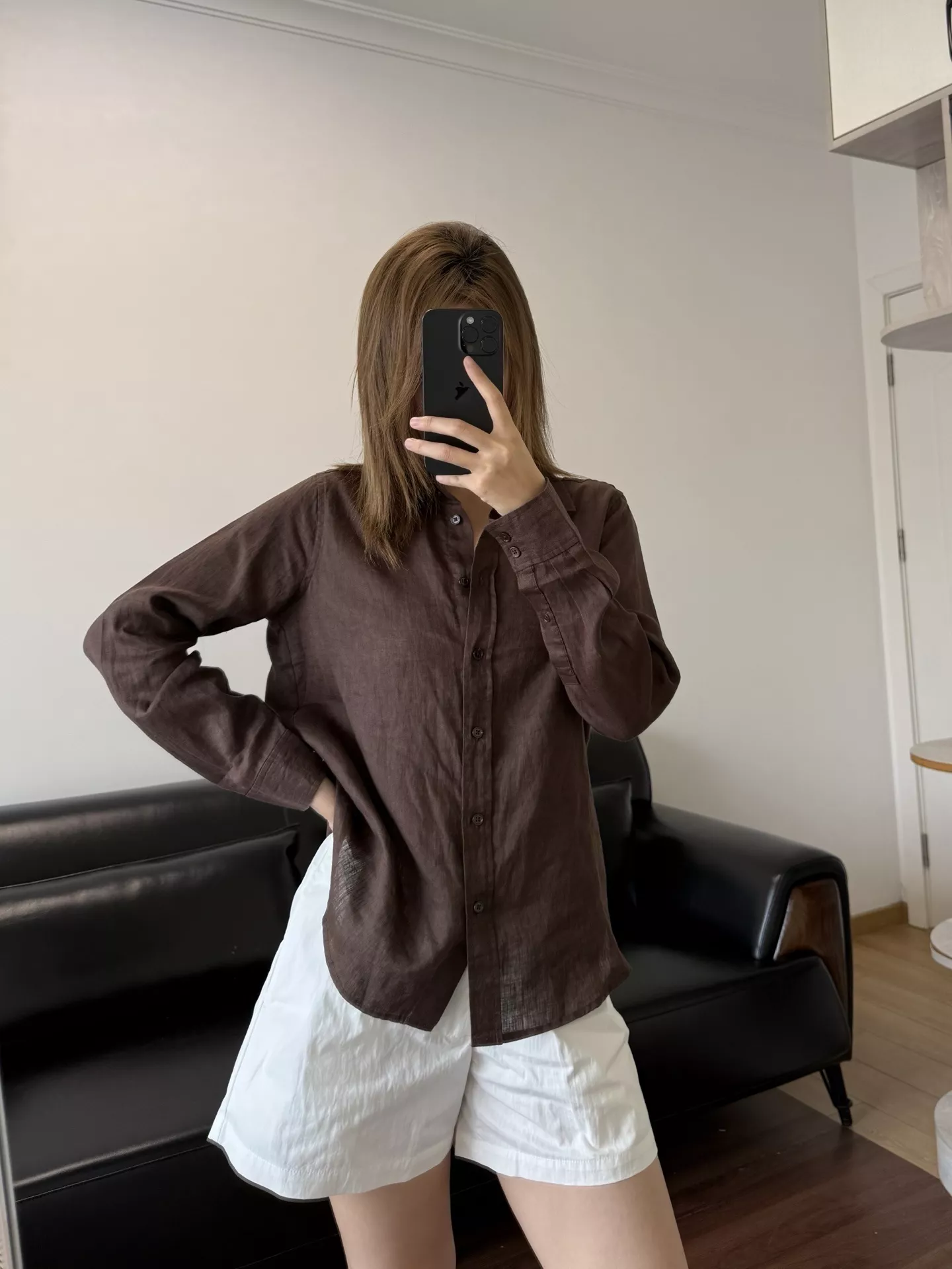 아이시클 린넨 폴로 칼라 셔츠 상세 이미지 42