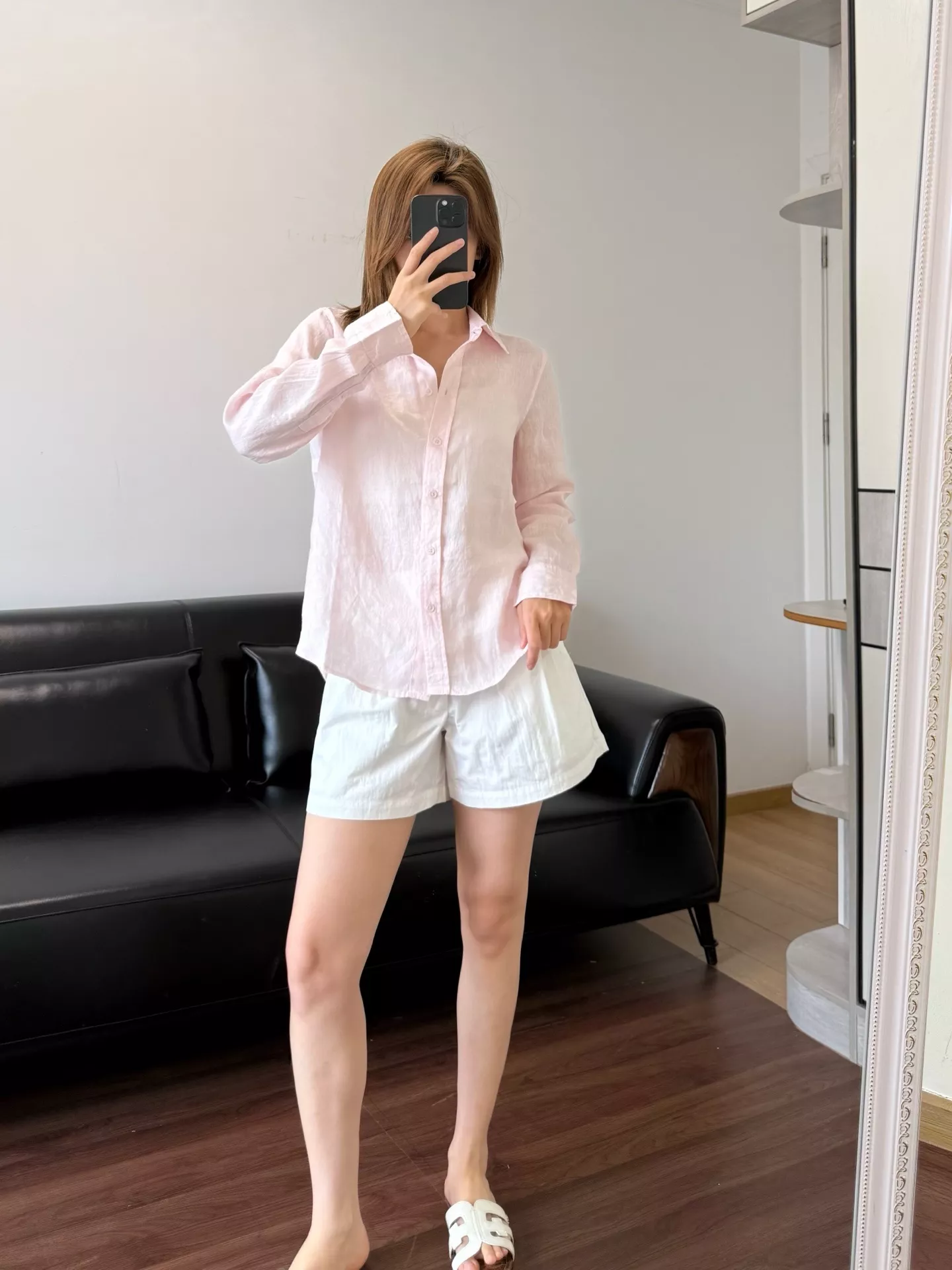 아이시클 린넨 폴로 칼라 셔츠 상세 이미지 48