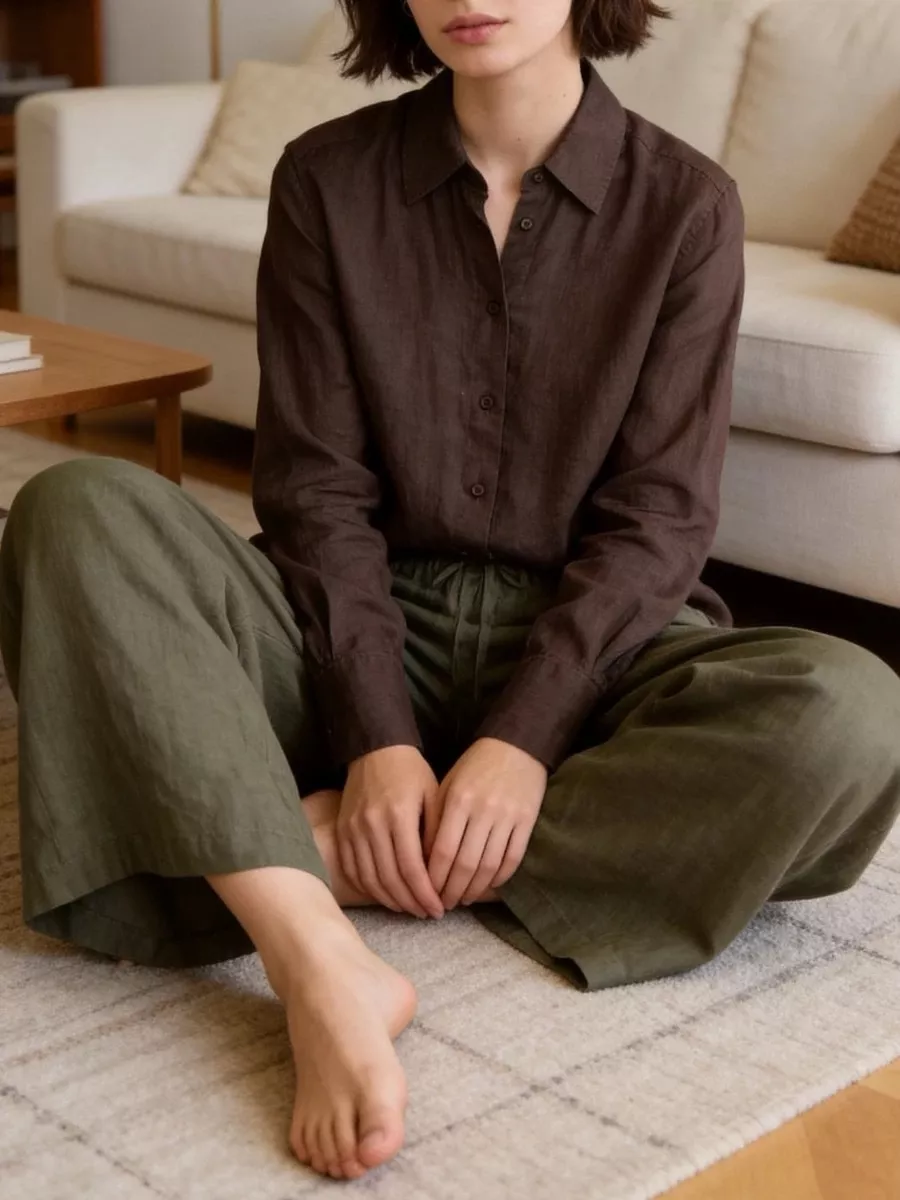 아이시클 린넨 폴로 칼라 셔츠 상세 이미지 67