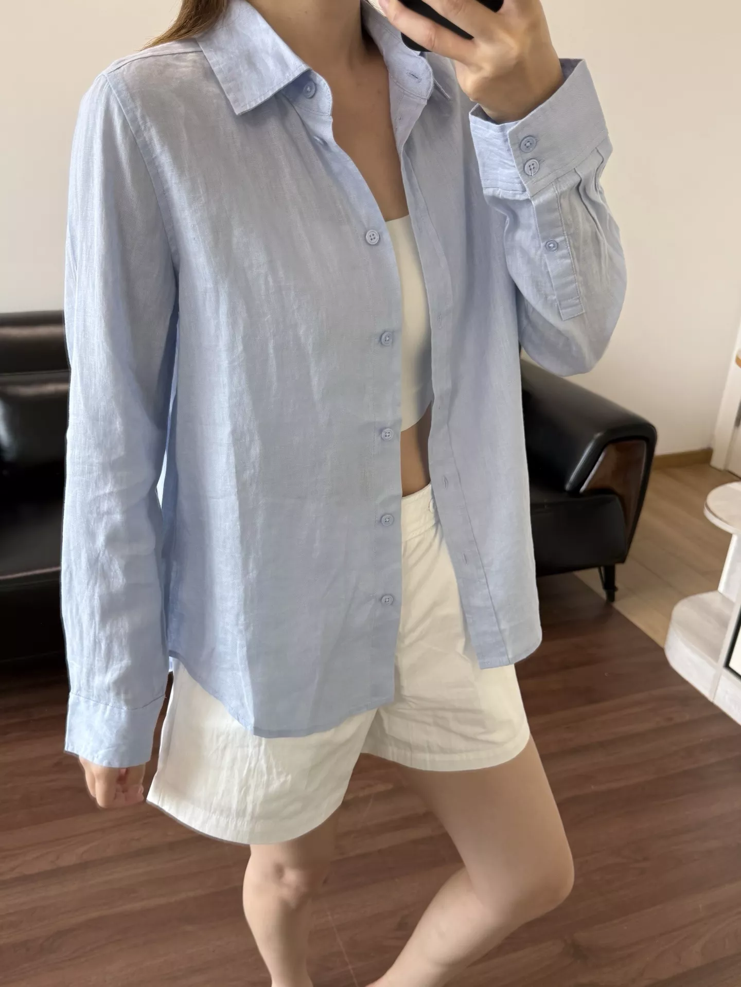 아이시클 린넨 폴로 칼라 셔츠 상세 이미지 43