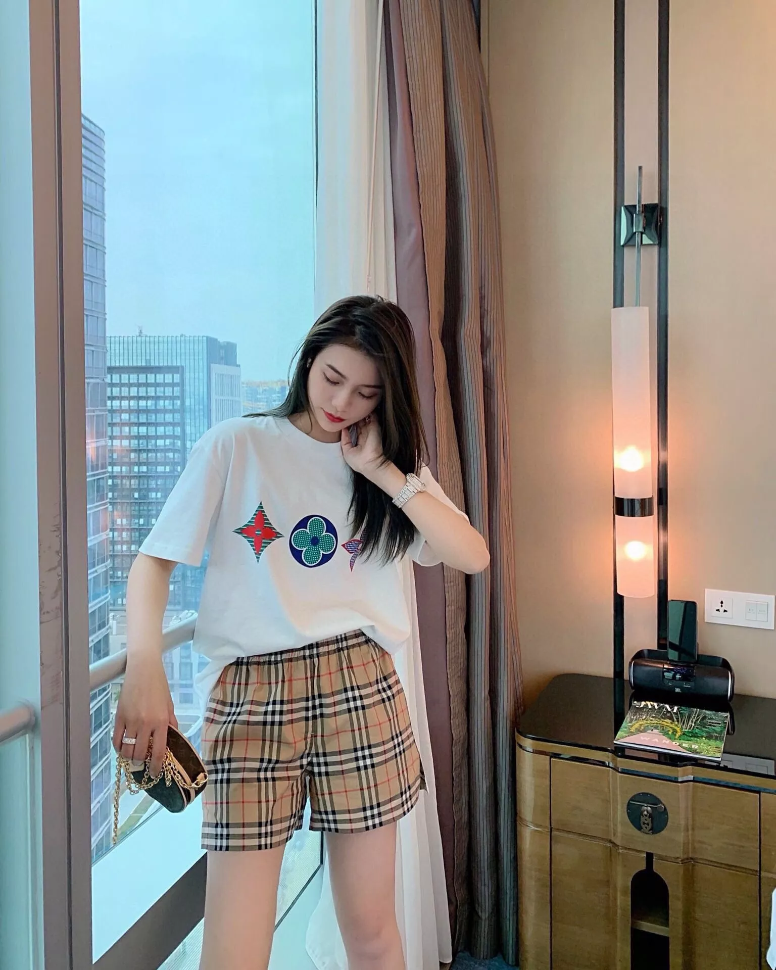 버버리 클래식 체크 밴딩 캐주얼 쇼트 팬츠 상세 이미지 28