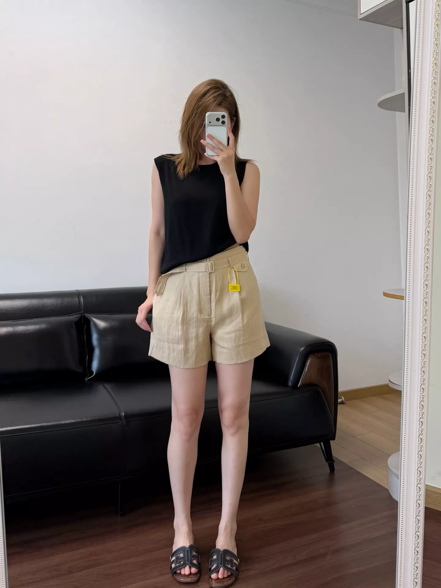 랄프로렌 여성 린넨 쇼트 팬츠 상세 이미지 31
